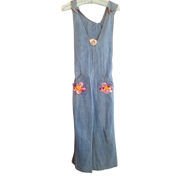 Chasing unicorns X small embroidered denim jumpsuit - Picture 1 of 5